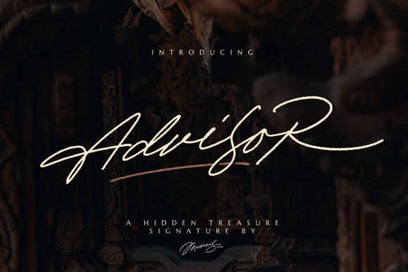 Advisor: The Modern Script Font for Crafted Elegance