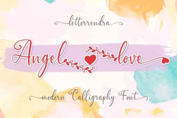 Angel Love: The Romantic Handwritten Font for Real-World Projects