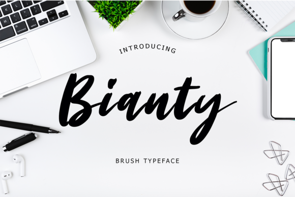 Bianty: The Modern Brush Script Font for Elegant Design