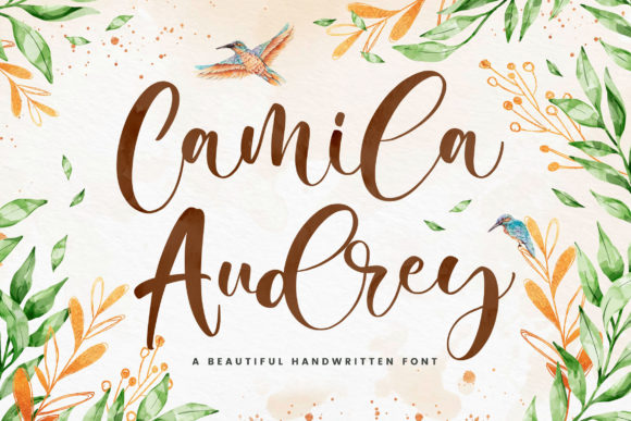 Camila Audrey: A Sweet Script Font for Modern Projects