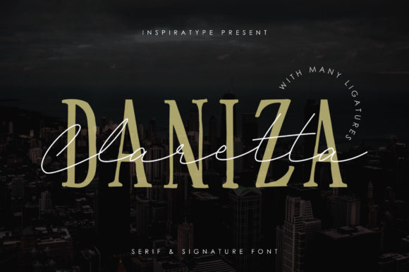 Daniza Claretta: A Tasteful Duo Font for Creative Expression