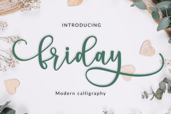 Friday: The Sweet, Soft Script Font Designed for Originality