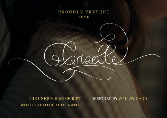 Grizelle: A Sophisticated Script Font That Feels Like a Handwritten Letter