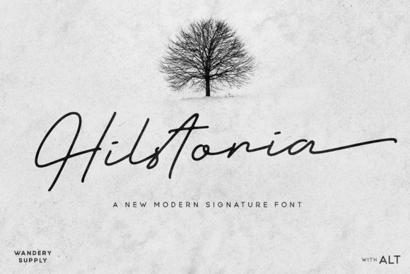 Hilstoria: A Classic Script Font with a Modern Touch