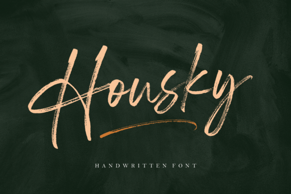 Housky: The Joyful Brush Script