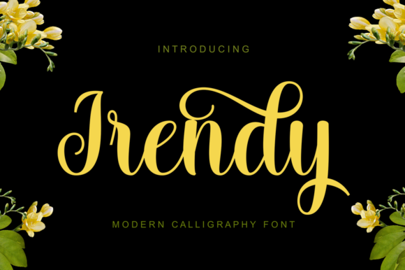 Irendy: A Sophisticated Script Font with Heart