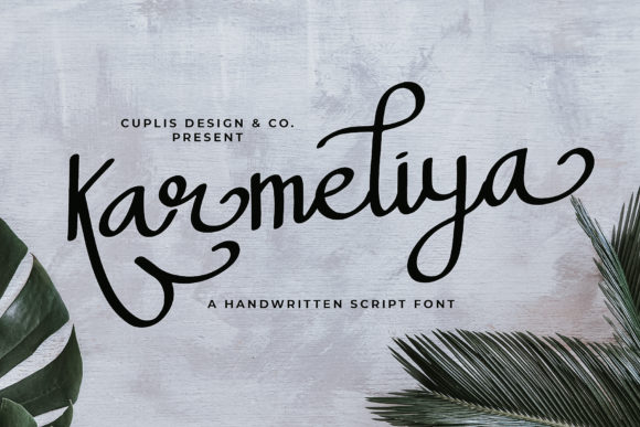 Karmeliya: The Elegant Handwritten Script Defining Modern Visual Identity