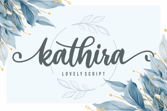 Kathira: A Modern Script Font for Sophisticated Branding