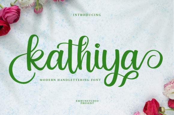 Kathiya: The Friendly Script Font That Turns Words Into Warm Connections