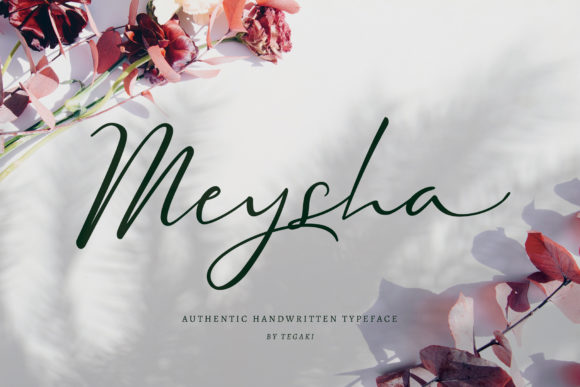Meysha: A Stylish Script Font with Authentic Handwritten Feel