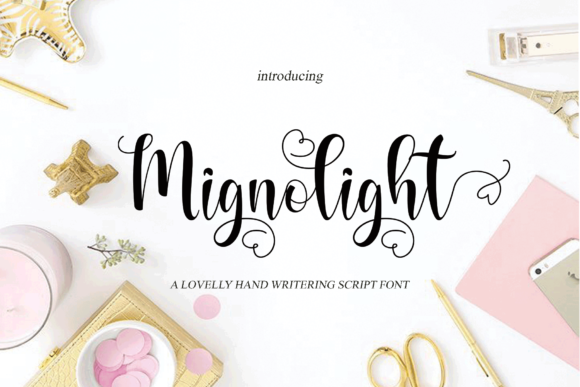 Mignolight: A Script Font That Captures Elegance and Authenticity