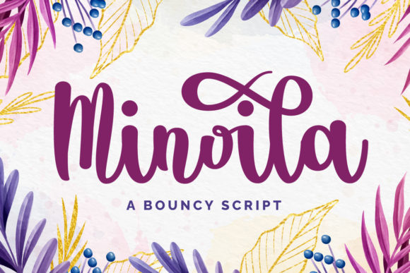 Minoila: Integrating an Elegant Script Font into Your Creative Process