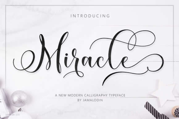 Miracle: The Modern Calligraphy Font for Your Creative Projects