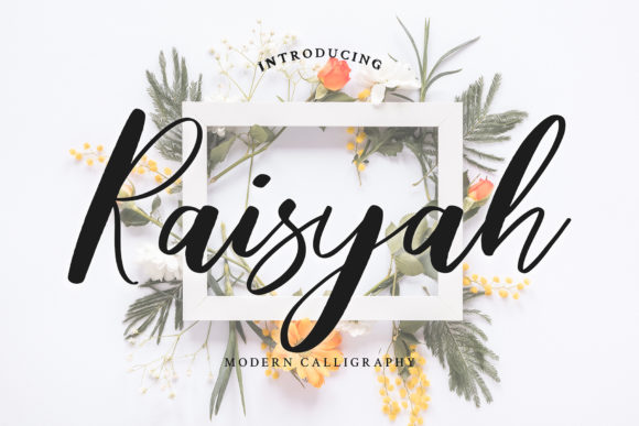 Raisyah: The Elegant Script Font for Thoughtful Design