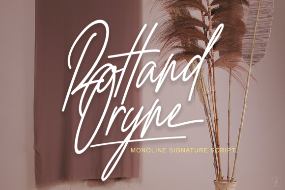Rottand Oryne: A Signature Script for Authentic Design