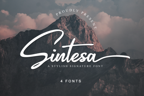 Sintesa: The Simple, Classy Script Font for Your Signature Projects