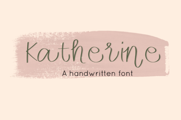 The Handwritten Elegance of Katherine: A Script Font for Authentic Design