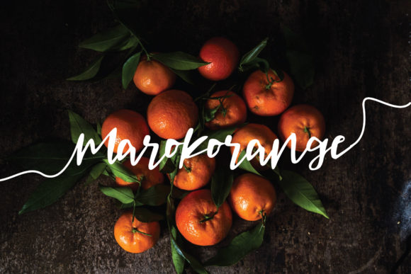 The Marokorange Script Font: Elegance with a Handwritten Touch