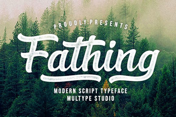 The Subtle Power of a Modern Script: The Fathing Font in Creative Practice