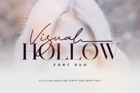 Visual Hollow: A Versatile Duo Font for Dynamic Design