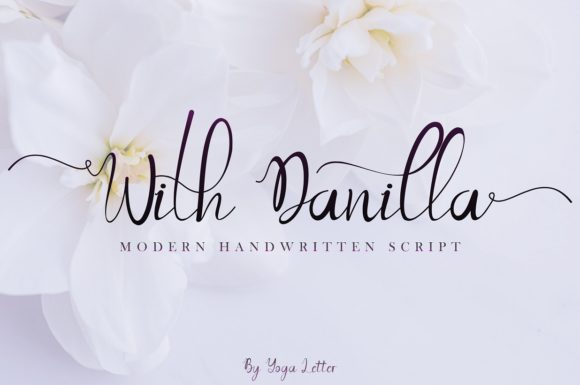 With Danilla: A Modern Handwritten Font for Authentic Design